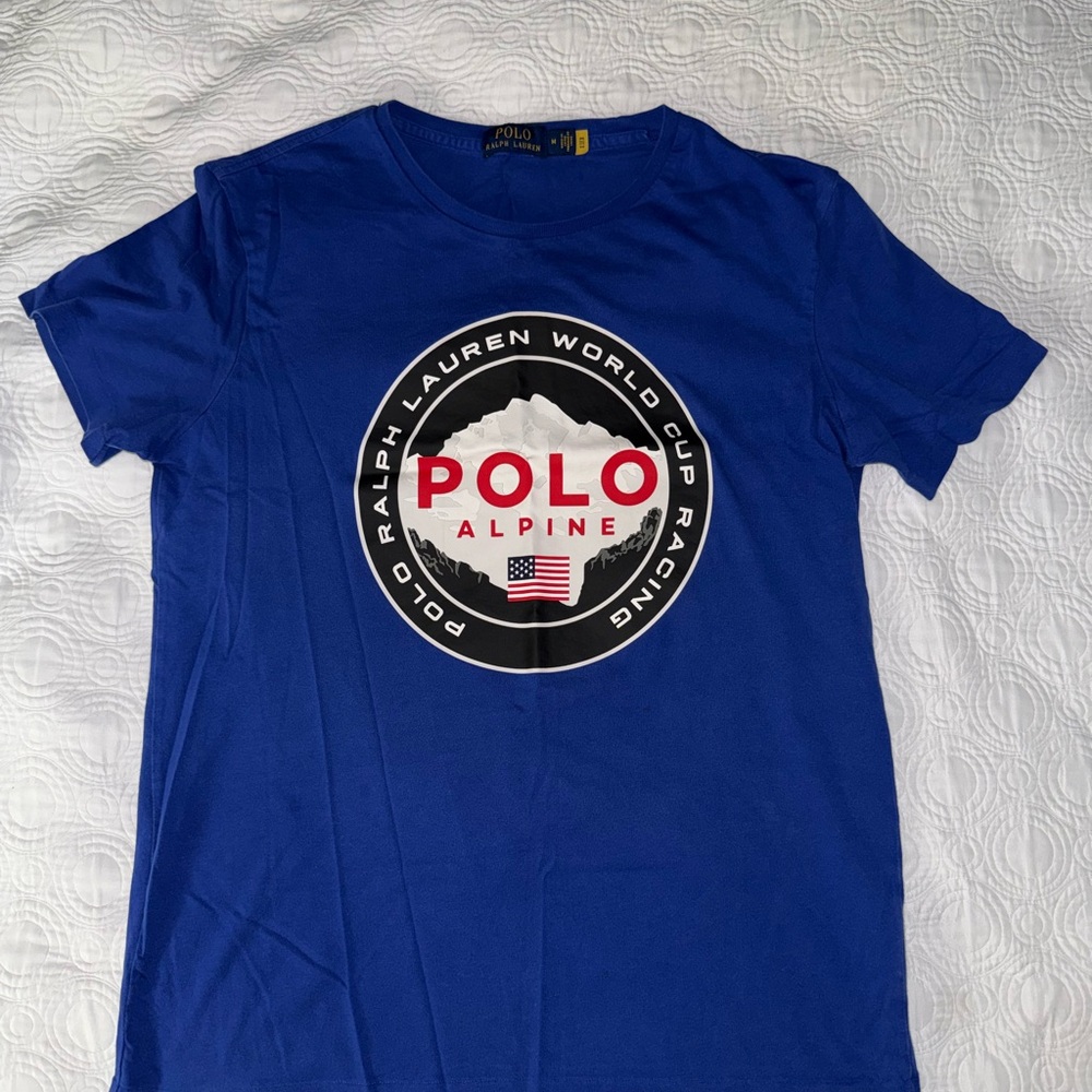 Polo Ralph Lauren Blue Polo Alpine Graphic Tee